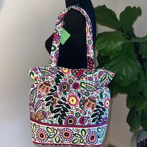 Vera Bradley Women’s Viva La Vera" Cinch Tote Bag Purse NWT Retired Pattern